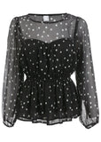 Sheer Beauty Blouse Dolce Vita Dot