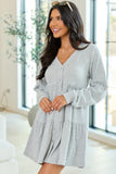Donelle Grey Tiered Dress