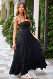 Soleil Black Maxi Dress