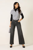 Boxy Crop Short Sleeve Shirt