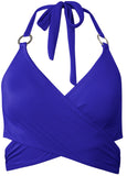 Laguna Wrap Underwire Top Cobalt Blue