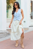 Arden Ditsy Floral Maxi Skirt
