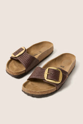 Madrid Big Buckle Raffia