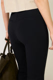 Pintuck Kick Flare Ponte