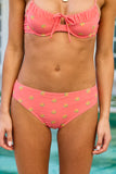 Ocean Spritz Coral Floral Hipster Bikini Bottom