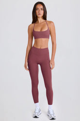 High Waist Leggings in Acai