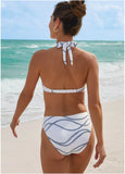 Marilyn Push Up Bikini Top Nautical Ropes