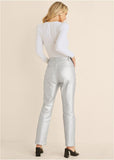 Puff Shoulder Long Sleeve Top White