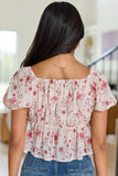 Gabby Ditsy Floral Babydoll Top