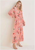 Floral Maxi Dress Prairie Floral