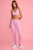Soft Active Mid Rise Leggings in Dusty Pink