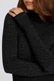 Thermal Base Layer Jumpsuit in Black Leopard