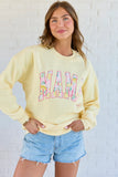 Mama Block Lemons Yellow Graphic Sweatshirt