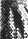 Mirror Sequin Mini Dress Silver