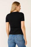 Maxime Knit Asymmetrical Top