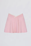 Soft Active Crossover Mini Skort in Powder Pink