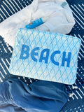 KenzKustomz Blue Palms XL Bag Beach