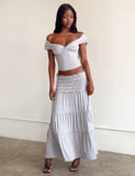 DENALI MAXI SKIRT DOVE GREY