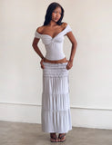DENALI MAXI SKIRT DOVE GREY