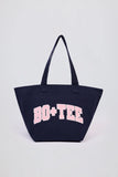 Oversized Tote Bag in Classic Navy
