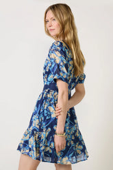 Arlene Puff Sleeve Mini Dress