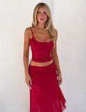 MARIANA SKIRT RED