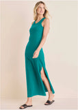 Tank Maxi Dress Tropical Green