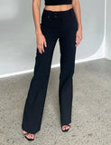 KITTIE HIGH RISE PANT BLACK