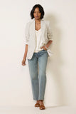 Evan Linen Stripe Blazer