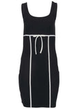 Ponte Bodycon Mini Jet Black
