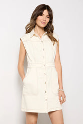 Sleeveless Denim Dress
