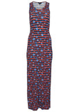 Tank Maxi Dress Dark Gettysburg Gouache
