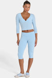ButterCloud Capri Leggings in Sky