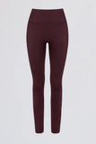 Super Sculpt Seamless High Waist Leggings in Burgundy