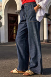Julia Stretch Linen Lounge Pant