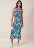 Sleeveless Mesh Maxi Dress Parisian Monarch