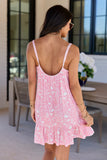 Linda Pink Floral Dress