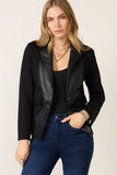 Kaiya Mixed Media Blazer