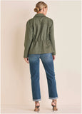 Twill Utility Jacket Olive