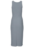 Henley Midi Dress Seafog