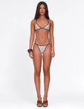 DIANA BIKINI TOP NEUTRAL ANIMAL ANIMAL MARBLE