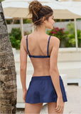 Push Up Bikini Top Ultramarine Blue