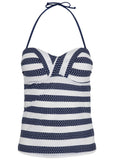 Bandeau Tankini Top Sailor Blue