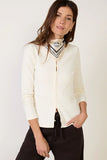 Button Front Rib Top