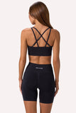 Define Luxe High Waist Biker Shorts in Black