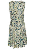 Sleeveless Printed Mini Sand Multi