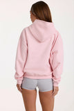 Oversized Applique Hoodie in Blush