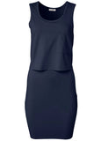 Casual Tank Dress Navy