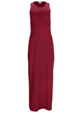 Tank Maxi Dress Wine