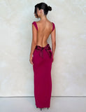 ZITA DRESS RED SALSA DEEP RED